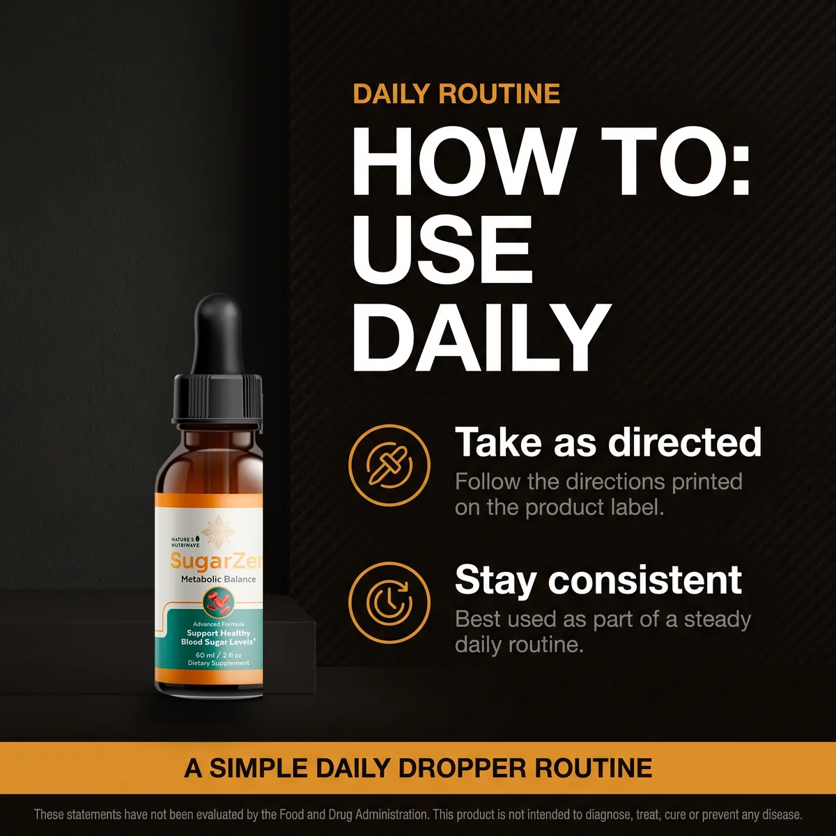 How to use SugarZen daily dropper routine